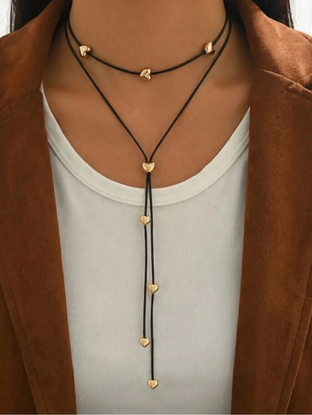 Boho Layered Lariat Necklace N2445
